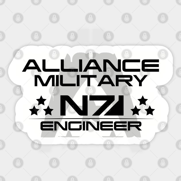 N7- Engineer Sticker by khearn151